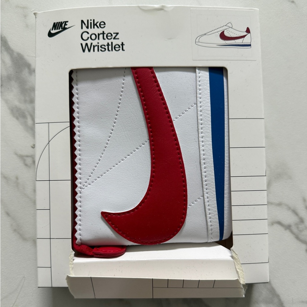 Nike Cortez Wristlet Red and Blue